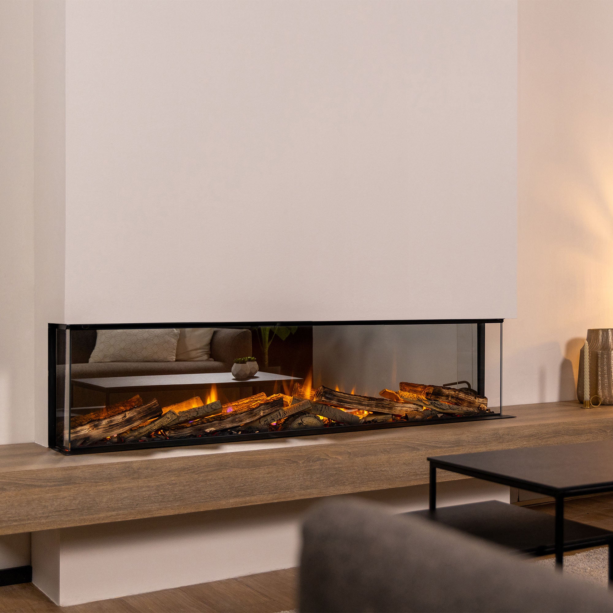 Dimplex Cheminée électrique encastrable Vivente Plus - 150cm