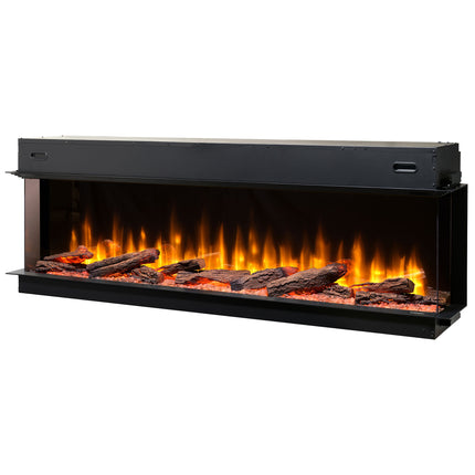 Dimplex Ignite Ultra 60 - Elektrische inbouwhaard - Verwarming - Driezijdig - Optiflame - 152 cm
