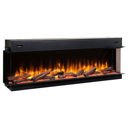 Dimplex Ignite Ultra 60 - Elektrische inbouwhaard - Verwarming - Driezijdig - Optiflame - 152 cm