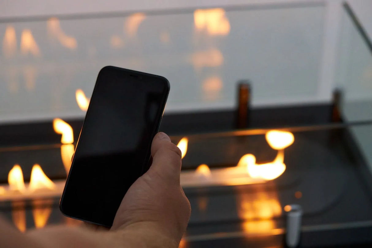 Le Feu Fires Bio ethanol haard - Clever - 2 zijdig open Hoek 120 cm