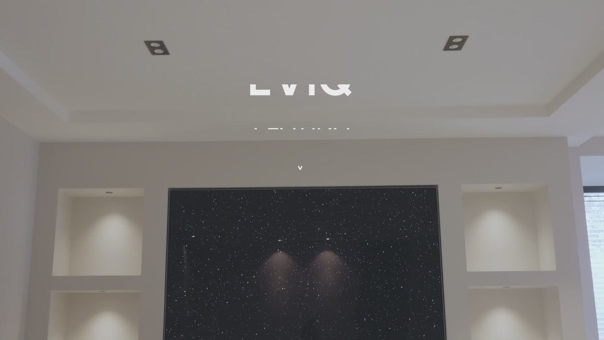 EVIQ Elektrische sfeerhaard 3D Platina 50″ inch – 128 cm