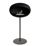 Le feu Bio ethanol haard Dome 625 - Black Ground Steel High