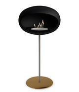 Le feu Bio ethanol haard Dome 625 - Black Ground Steel High