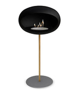 Le feu Bio ethanol haard Dome 625 - Black Ground Steel High