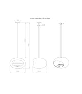 Le feu Bio ethanol haard - Nickel Sky