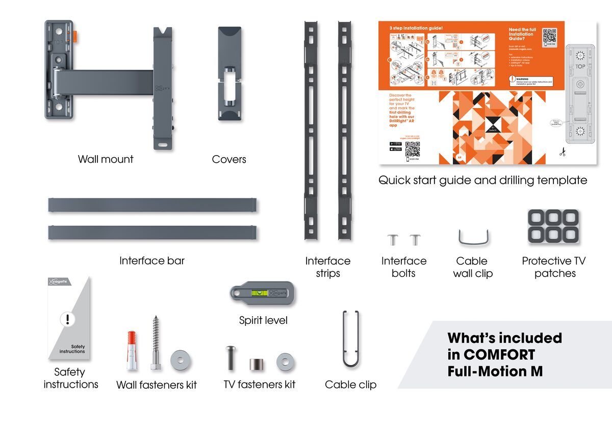 Vogel's TV Beugel Comfort 3425